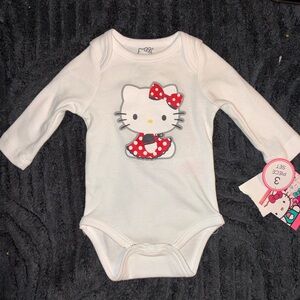 3M Baby Girl Bundle – Hello Kitty, Carter’s, Huggies & PL Baby 💜 5 Pieces, NWT